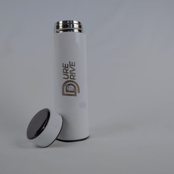 White Smart Thermos Bottle