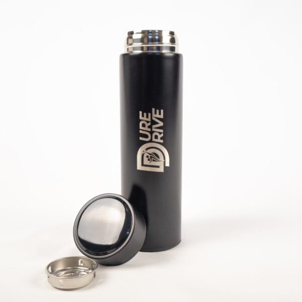 Black Smart Thermos Bottle