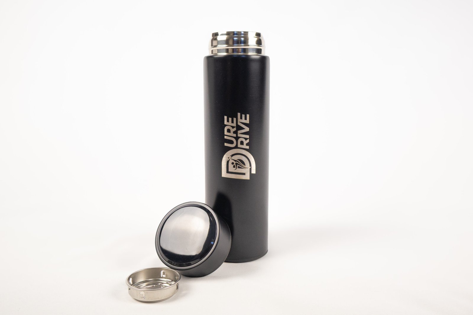Black Smart Thermos Bottle