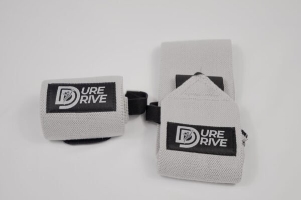 Grey Dure Drive Pro Wrist Wraps