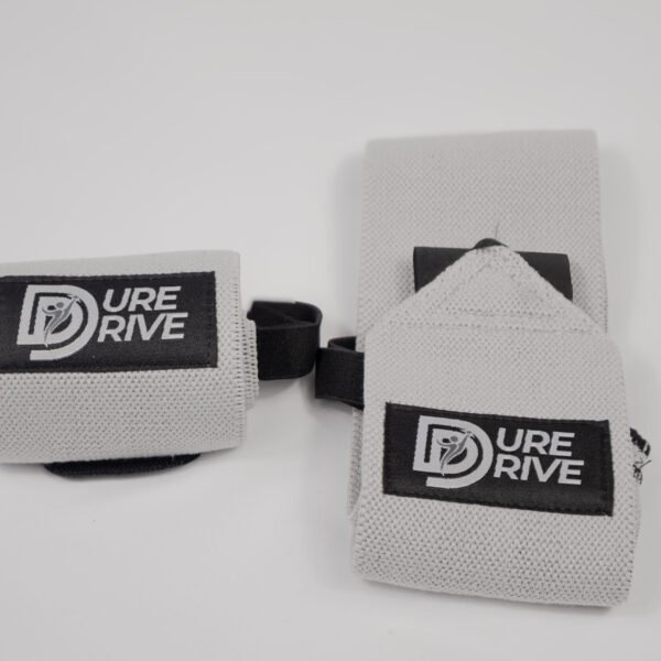 Grey Dure Drive Pro Wrist Wraps